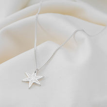 Load image into Gallery viewer, Silver star necklace
