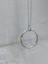 Load image into Gallery viewer, Silver Circle Necklace
