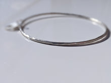 Load image into Gallery viewer, Hammered silver bangle
