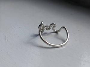 Handmade sterling silver gemstone ring