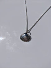 Load image into Gallery viewer, solid silver seashell necklace
