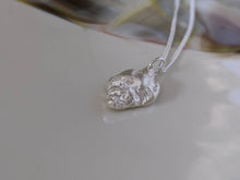 Load image into Gallery viewer, Silver recycled seashell necklace
