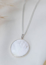 Load image into Gallery viewer, Mother of Pearl Disc Necklace
