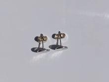 Load image into Gallery viewer, sterling silver circle earrings
