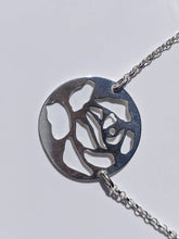 Load image into Gallery viewer, rose pendant necklace
