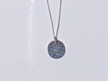 Load image into Gallery viewer, Sterling silver disc necklace
